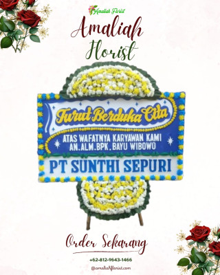 Papan Bunga Duka di Undrusbinangun
